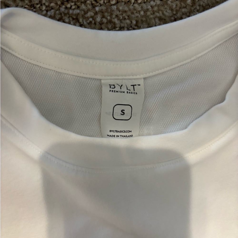 BYLT Premium Basics White T-Shirt